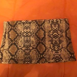 Snake Print Tube Top